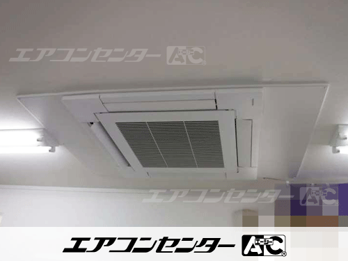 天井カセット形4方向吹出 業務用エアコン 3馬力シングル 1式、壁掛形 業務用エアコン 2馬力シングル 1式