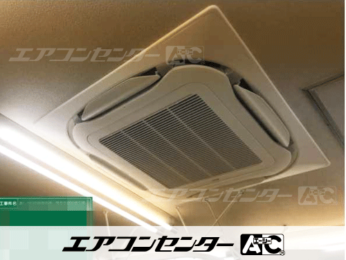 天井カセット形4方向吹出 業務用エアコン 5馬力ツイン 1式