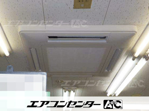 天井カセット形4方向吹出 業務用エアコン 6馬力ツイン 1式