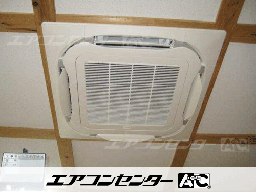 天井カセット形4方向吹出 業務用エアコン 2馬力シングル 1式