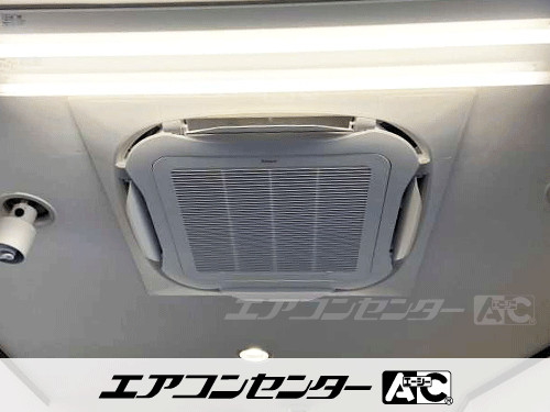 天井カセット形4方向吹出 業務用エアコン 5馬力ツイン 1式