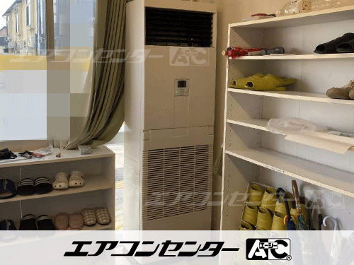 床置形 業務用エアコン 3馬力シングル 1式