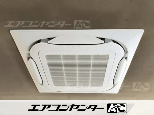 天井カセット形4方向吹出 業務用エアコン 2馬力シングル 2式