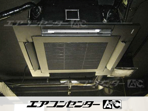 天井カセット形4方向吹出 業務用エアコン 5馬力シングル 1式