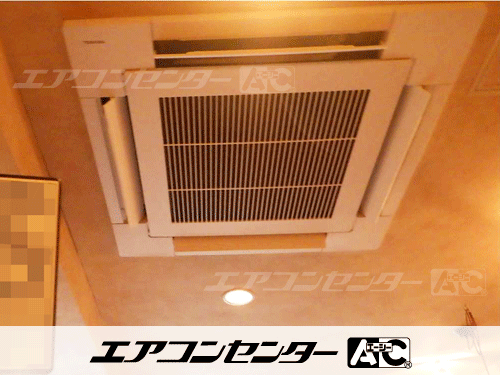 天井カセット形4方向吹出 業務用エアコン 5馬力シングル 1式