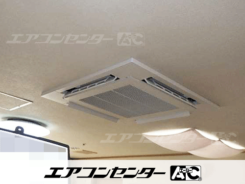 天井カセット形4方向吹出 業務用エアコン 5馬力シングル 1式