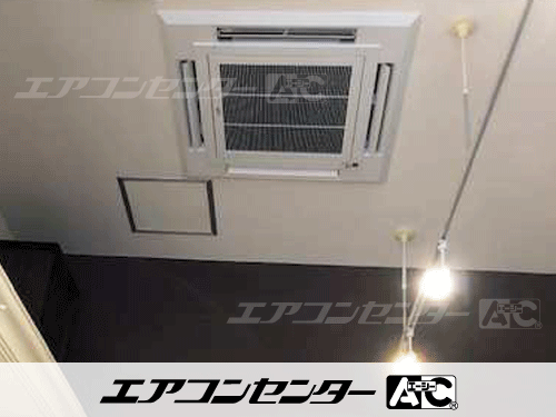 天井カセット形4方向吹出 業務用エアコン 6馬力シングル 1式