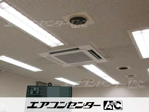 天井カセット形4方向吹出 業務用エアコン 4馬力シングル 2式