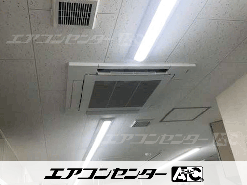 天井カセット形4方向吹出 業務用エアコン 4馬力シングル 2式