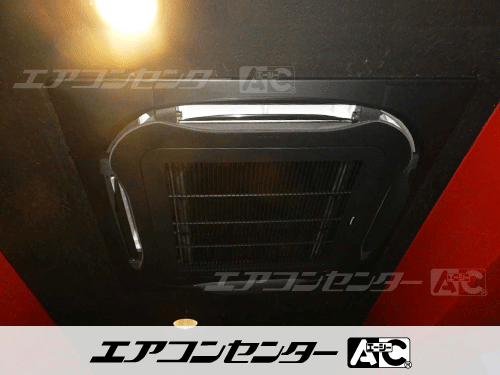 天井カセット形4方向吹出 業務用エアコン 1.8馬力シングル 1式