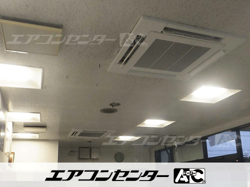 天井カセット形4方向吹出 業務用エアコン 6馬力ツイン 1式