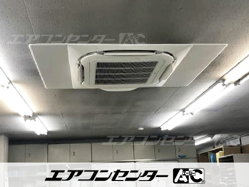 天井カセット形4方向吹出 業務用エアコン 5馬力シングル 1式