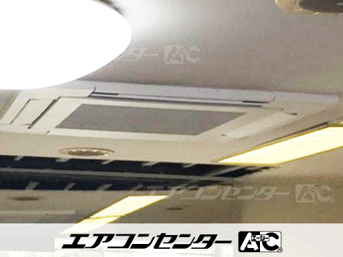 天井カセット形4方向吹出 業務用エアコン 6馬力ツイン 1式