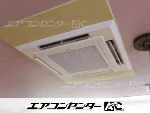 天井カセット形4方向吹出 業務用エアコン 6馬力シングル 1式