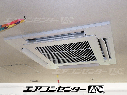 天井カセット形4方向吹出 業務用エアコン 5馬力シングル 1式