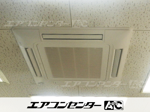天井カセット形4方向吹出 業務用エアコン 2馬力シングル 1式