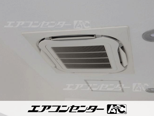 天井カセット形4方向吹出 業務用エアコン 4馬力シングル 1式