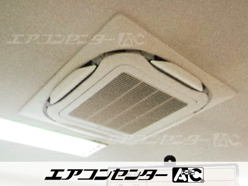 天井カセット形4方向吹出 業務用エアコン 4馬力ツイン 1式