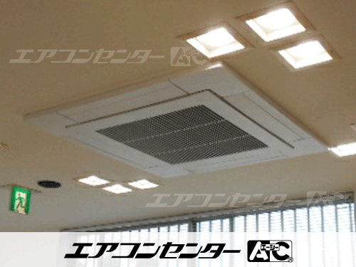 天井カセット形4方向吹出 業務用エアコン 2.5馬力シングル 1式、天井カセット形1方向吹出 業務用エアコン 1.5馬力シングル 1式