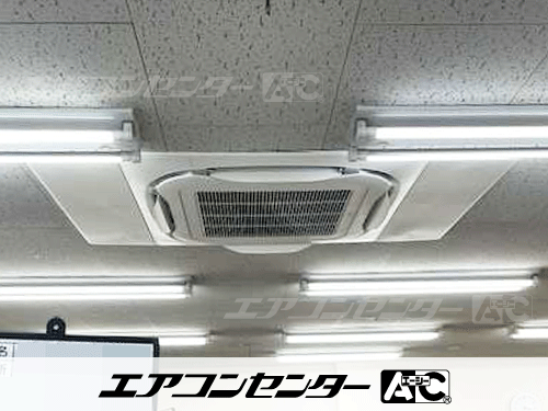 天井カセット形4方向吹出 業務用エアコン 6馬力シングル 1式