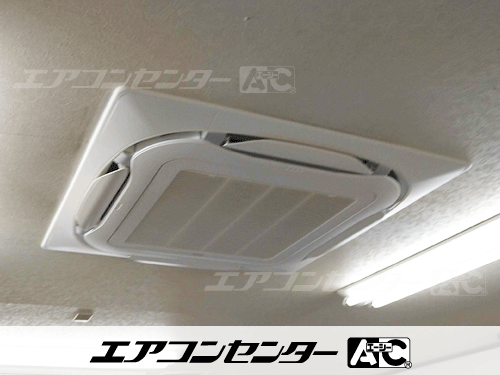 天井カセット形4方向吹出 業務用エアコン 6馬力ツイン 1式