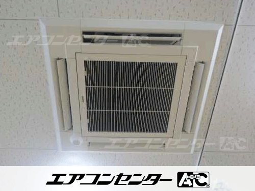 天井カセット形4方向吹出 業務用エアコン 3馬力シングル 1式