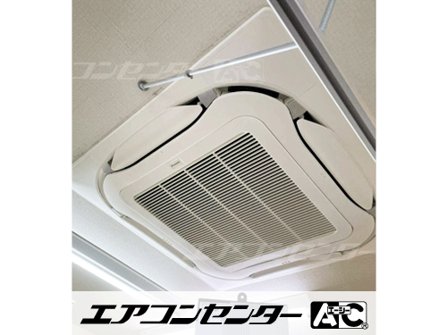 天井カセット形4方向吹出 業務用エアコン 5馬力シングル 1式