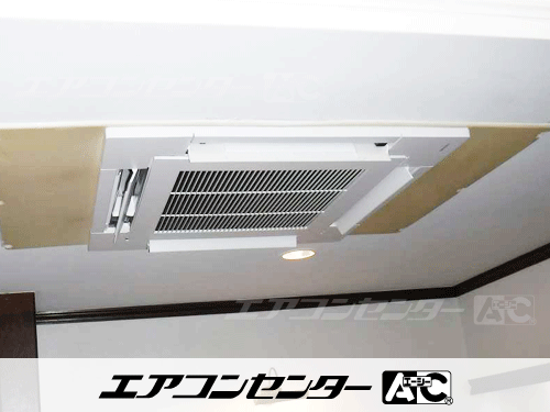 天井カセット形4方向吹出 業務用エアコン 5馬力シングル 1式