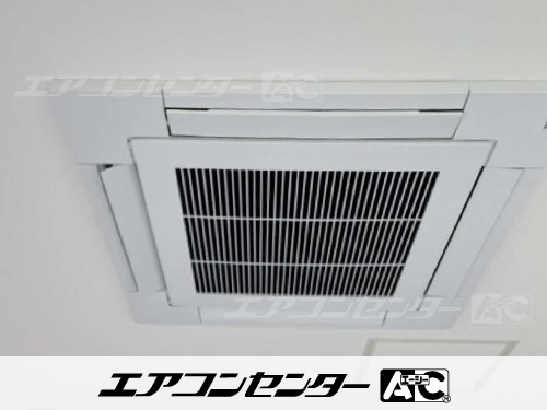 天井カセット形4方向吹出 業務用エアコン 3馬力シングル 1式