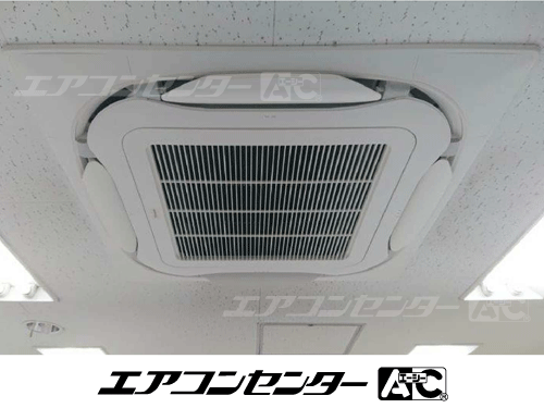 天井カセット形4方向吹出 業務用エアコン 8馬力ツイン 1式