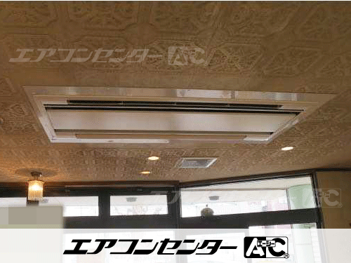 天井カセット形2方向吹出 業務用エアコン 5馬力シングル 1式