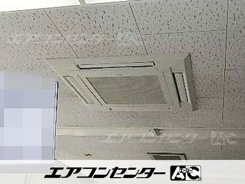 天井カセット形4方向吹出 業務用エアコン 3馬力シングル 1式