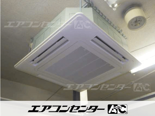 天井カセット形4方向吹出 業務用エアコン 8馬力ツイン 1式、天井吊形 業務用エアコン 4馬力シングル 1式