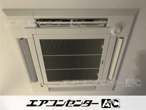 天井カセット形4方向吹出 業務用エアコン 3馬力シングル 1式、天井カセット形1方向吹出 業務用エアコン 2.3馬力シングル 1式