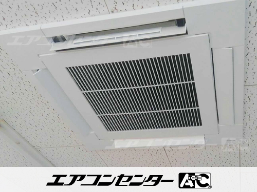 天井カセット形4方向吹出 業務用エアコン 4馬力ツイン 1式