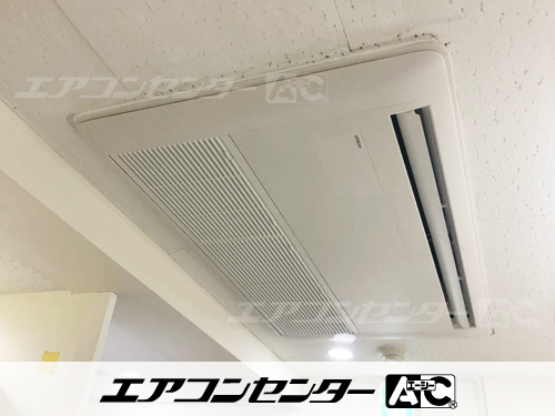 天井カセット形1方向吹出 業務用エアコン 6馬力ツイン 1式