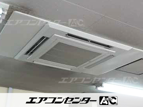 天井カセット形4方向吹出 業務用エアコン 8馬力ツイン 1式