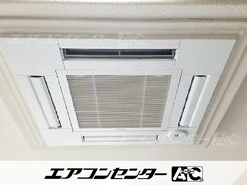 天井カセット形4方向吹出 業務用エアコン 2.5馬力シングル 1式