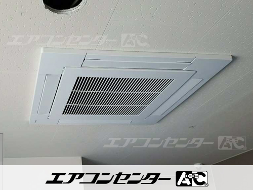 天井カセット形4方向吹出 業務用エアコン 4馬力シングル 1式、天井吊形 業務用エアコン 3馬力シングル 1式