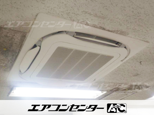 天井カセット形4方向吹出 業務用エアコン 8馬力ツイン 1式