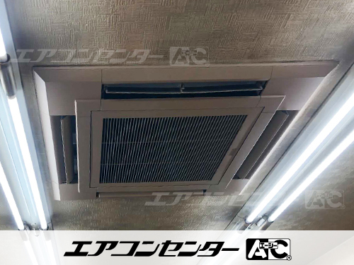 天井カセット形4方向吹出 業務用エアコン 3馬力シングル 1式