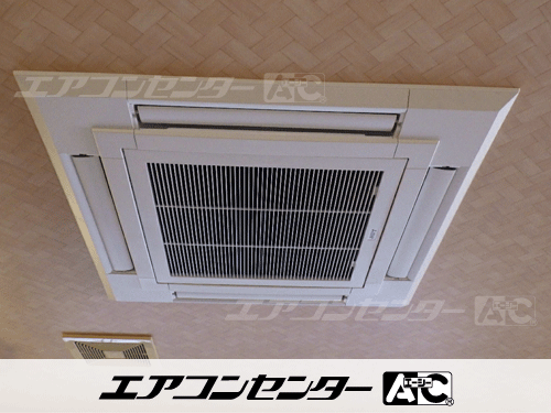 天井カセット形4方向吹出 業務用エアコン 2馬力シングル 1式