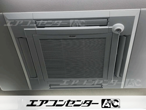 天井カセット形4方向吹出 業務用エアコン 3馬力シングル 1式