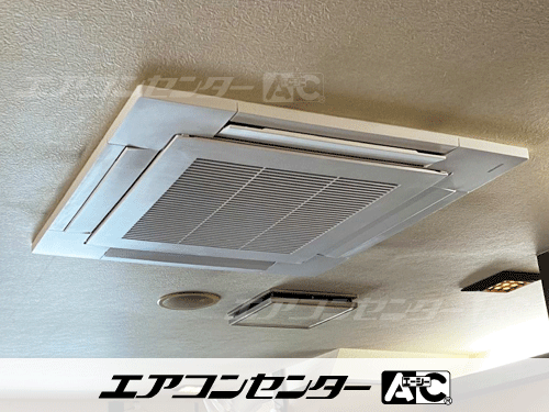 天井カセット形4方向吹出 業務用エアコン 5馬力シングル 1式