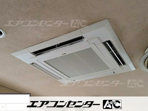 天井カセット形4方向吹出 業務用エアコン 3馬力ツイン 1式、天井カセット形4方向吹出 業務用エアコン 3馬力シングル 1式