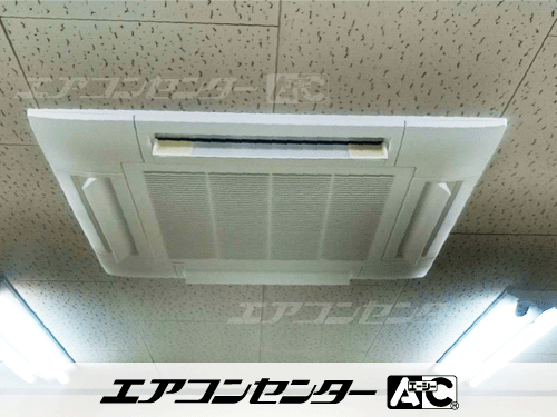 天井カセット形4方向吹出 業務用エアコン 4馬力ツイン 1式