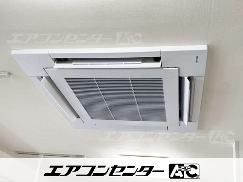 天井カセット形4方向吹出 業務用エアコン 4馬力シングル 1式、天井カセット形4方向吹出 業務用エアコン 3馬力シングル 1式