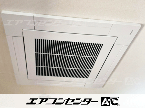 天井カセット形4方向吹出 業務用エアコン 6馬力ツイン 1式