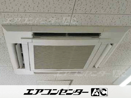 天井カセット形4方向吹出 業務用エアコン 4馬力ツイン 1式