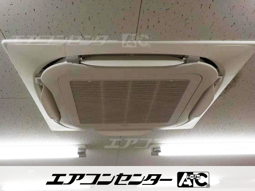 天井カセット形4方向吹出 業務用エアコン 8馬力ツイン 1式